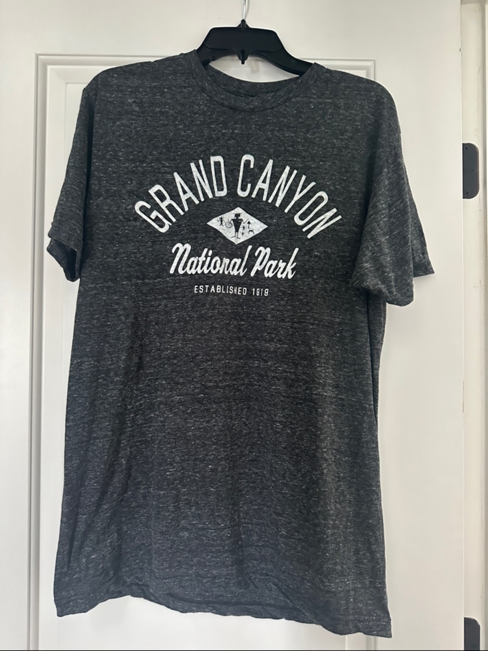 Unisex Grand Canyon National Park Short Sleeve Graphic Tee - Charcoal